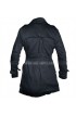 Jennifer Lawrence (Tiffany) Trench Black Coat in Silver Linings Playbook